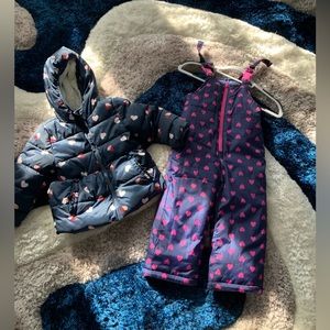 Wonder Nation Coat and Bib